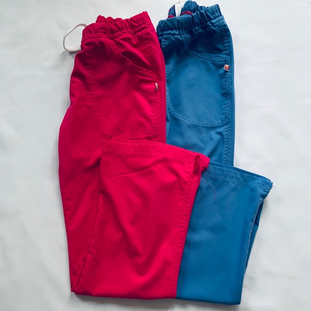 Women’s Scrubs purple & pink XS